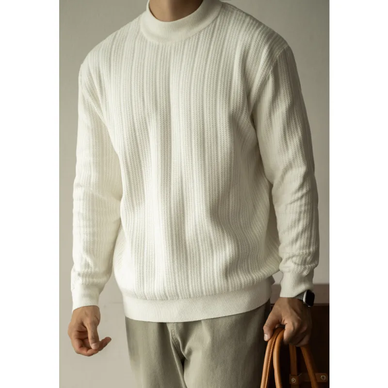 UBV Half Turtleneck Sweater Men's-10