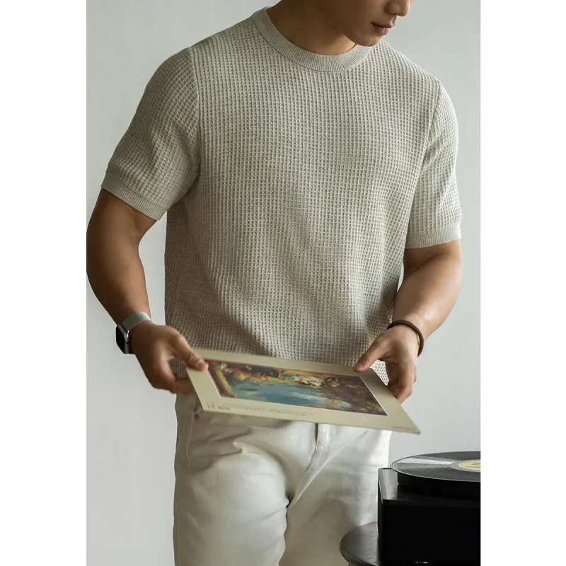 UBV T Shirts Men Apricot-3