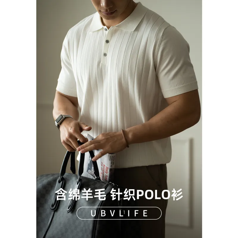 UBV Knitwear Men White-2