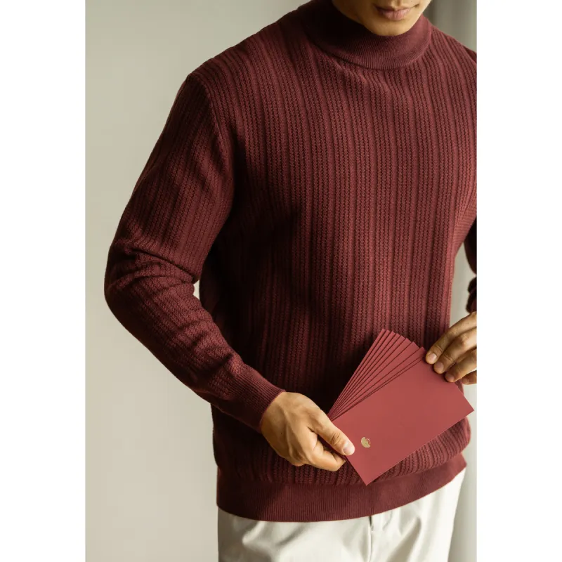 UBV Half Turtleneck Sweater Men's-2