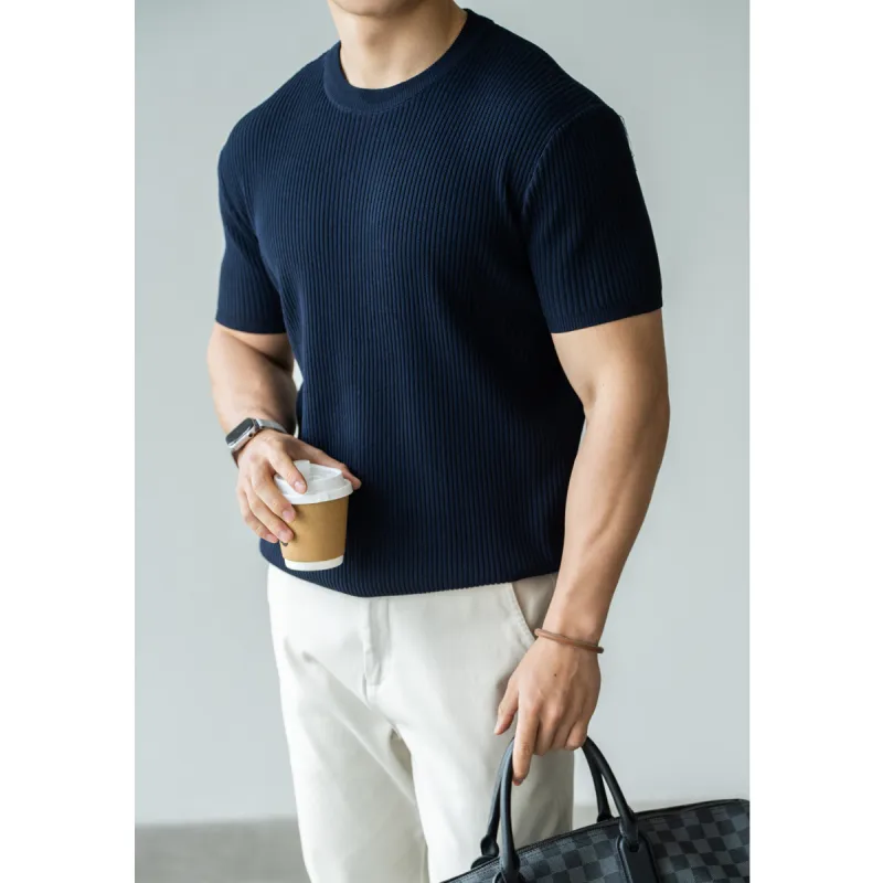 UBV Knitwear Men Royal Blue-2