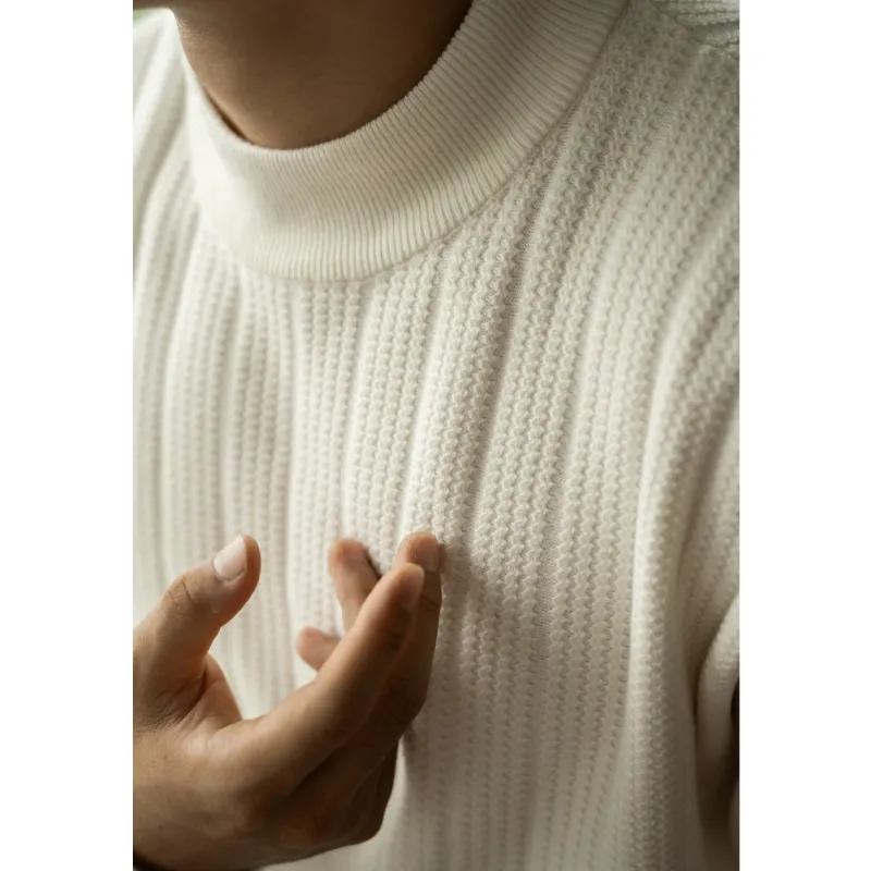 UBV Half Turtleneck Sweater Men's-13