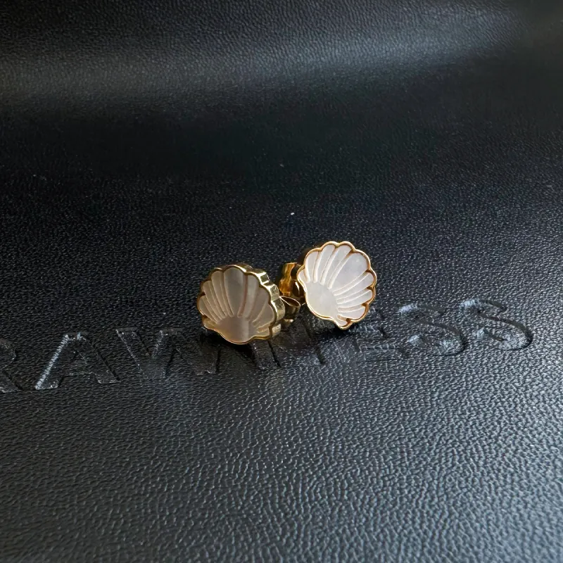 RAWNESS Titanium Steel Stud Earrings Unisex-1