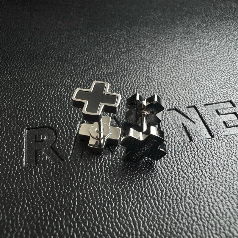 RAWNESS Titanium Steel Stud Earrings Unisex-5