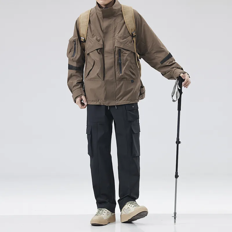 SONGS ALONG Cargo Pants Unisex Dark Blue-24