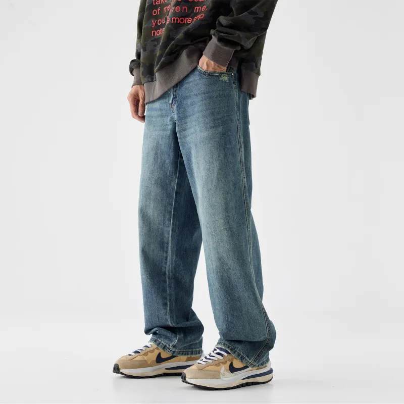 SONGS ALONG Jeans Men's Dark Blue-3