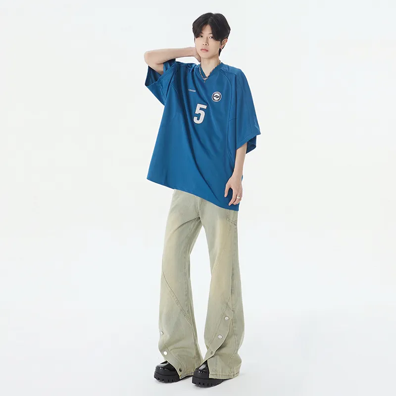 SONGS ALONG Jeans Unisex Yellow Mud-5