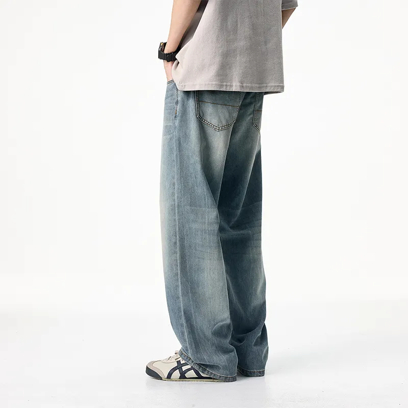 SONGS ALONG Jeans Unisex Light Blue-5