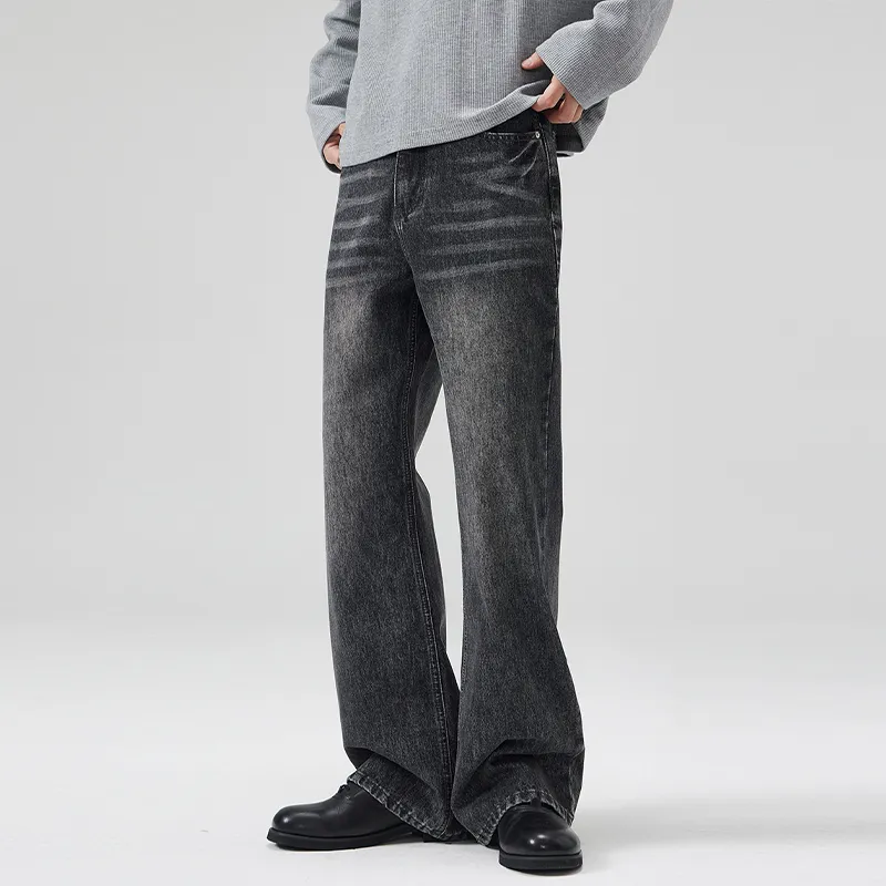 SONGS ALONG Jeans Unisex Black Gray Color-4