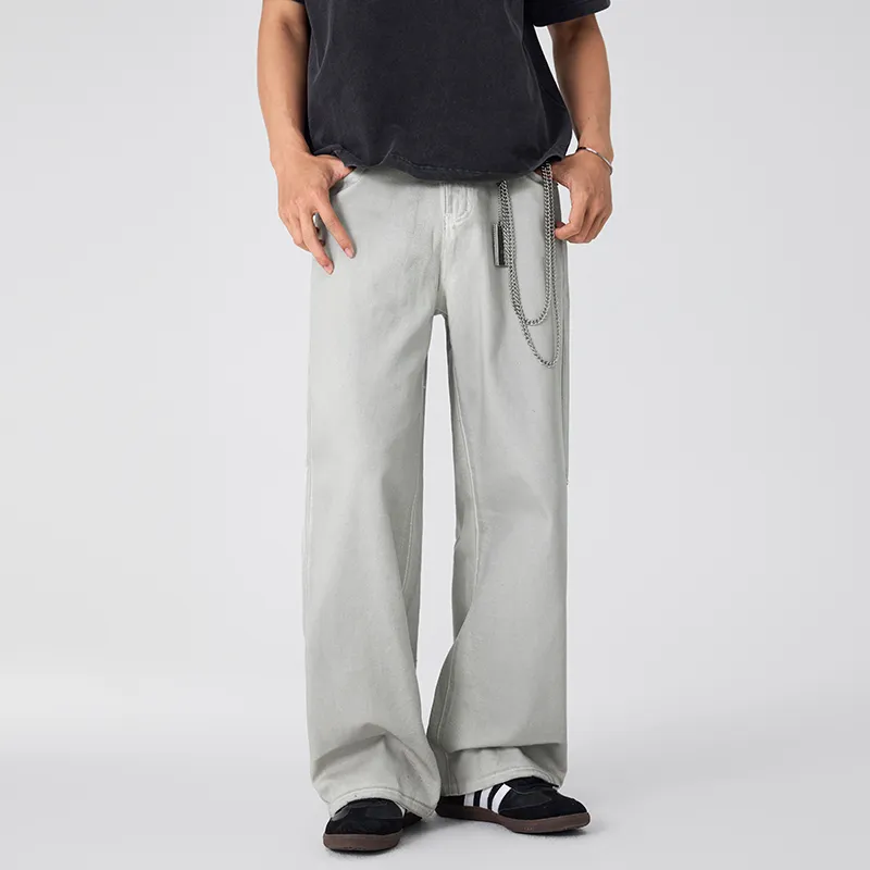 SONGS ALONG Jeans Men's Dirty White-5