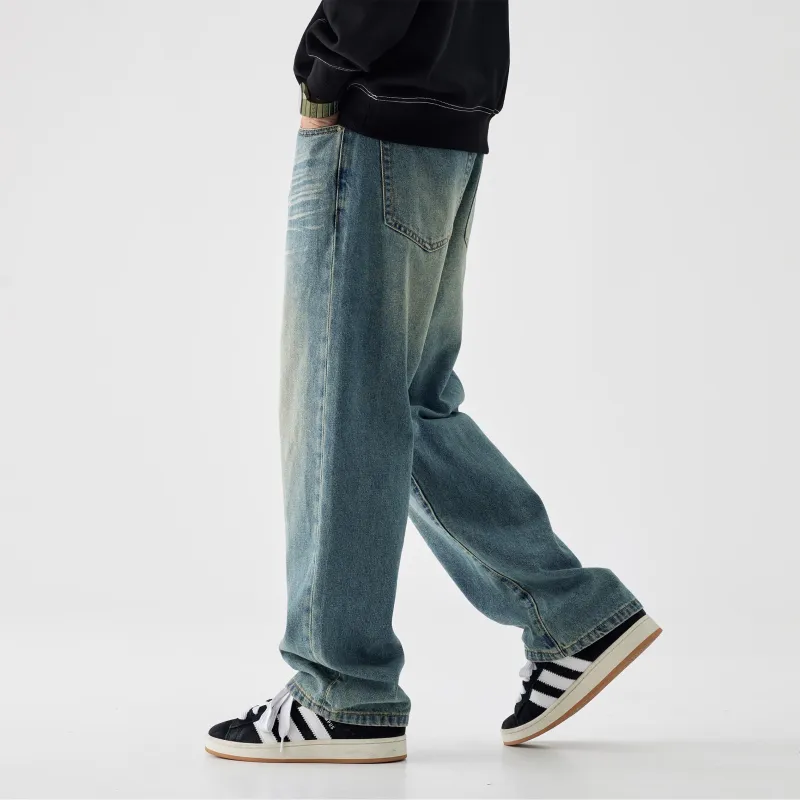 SONGS ALONG Jeans Unisex Turkish Blue-8