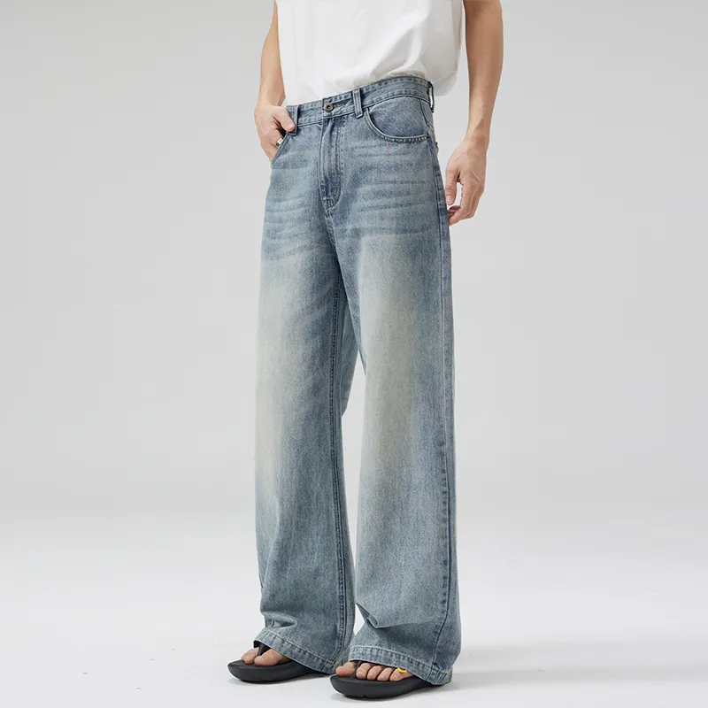 SONGS ALONG Jeans Unisex Light Blue-3