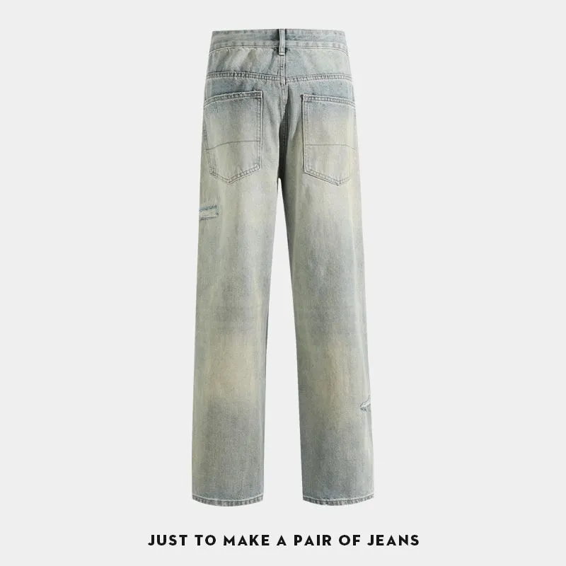 SONGS ALONG Jeans Unisex Nostalgic Blue-6