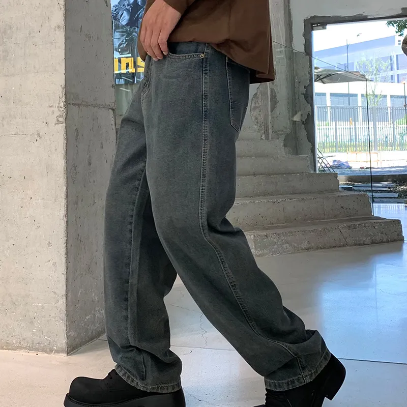 SONGS ALONG Jeans Unisex Concrete Gray-2