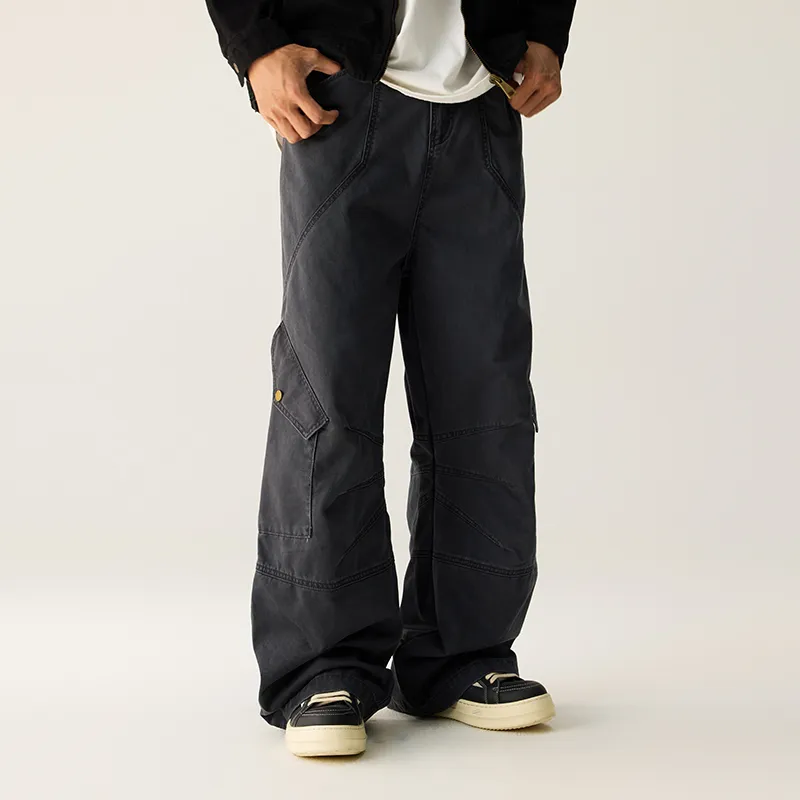 SONGS ALONG Cargo Pants Men-8