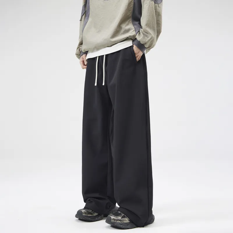 SONGS ALONG Casual Pants Men's Black-3