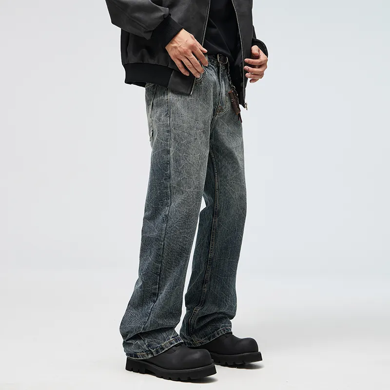 SONGS ALONG Jeans Unisex Blue-3