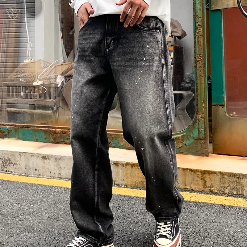 SONGS ALONG Jeans Unisex Black-2