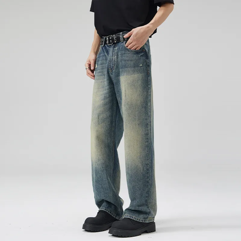 SONGS ALONG Jeans Unisex Nostalgic Blue-5