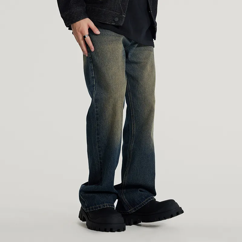 SONGS ALONG Jeans Unisex Twilight Yellow-3