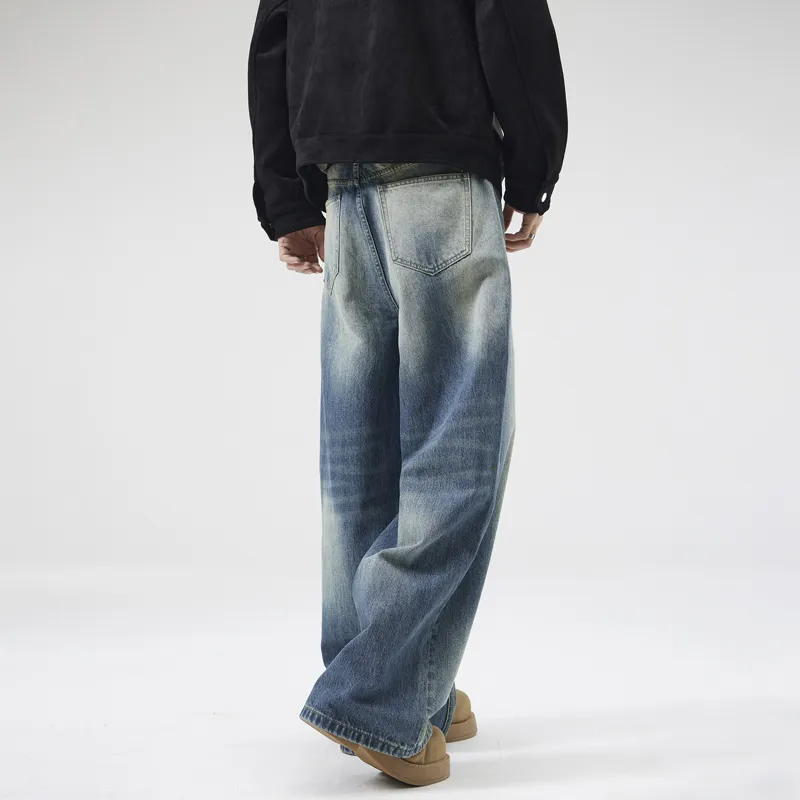 SONGS ALONG Jeans Unisex Blue-4