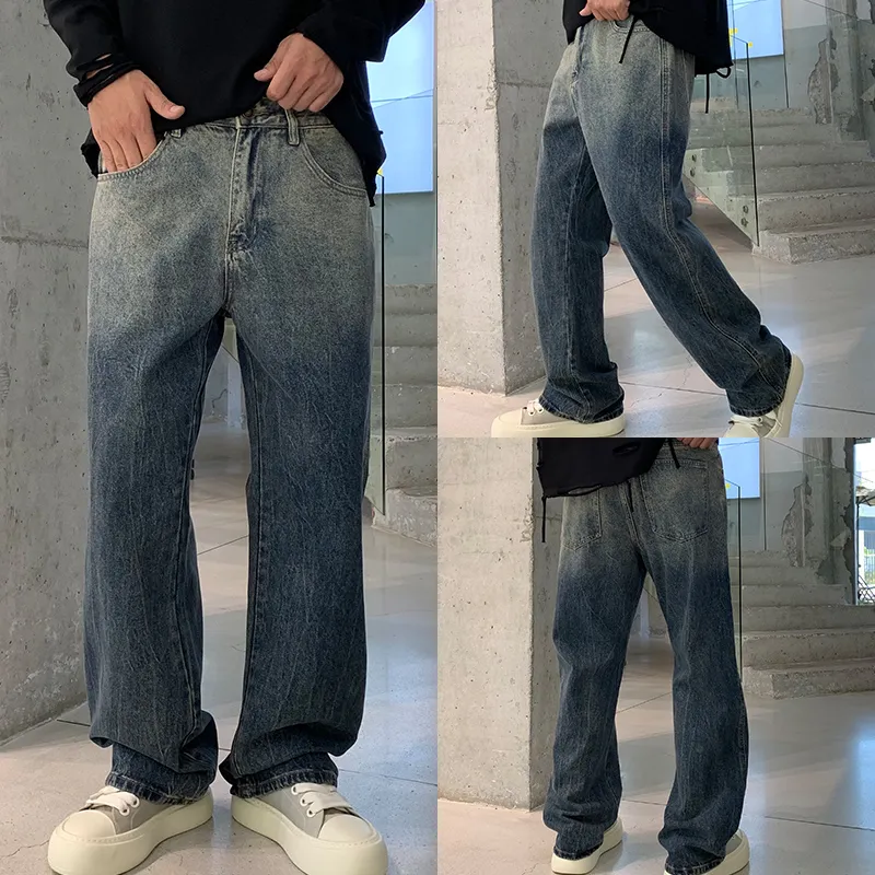 SONGS ALONG Jeans Unisex Gradient Blue-1