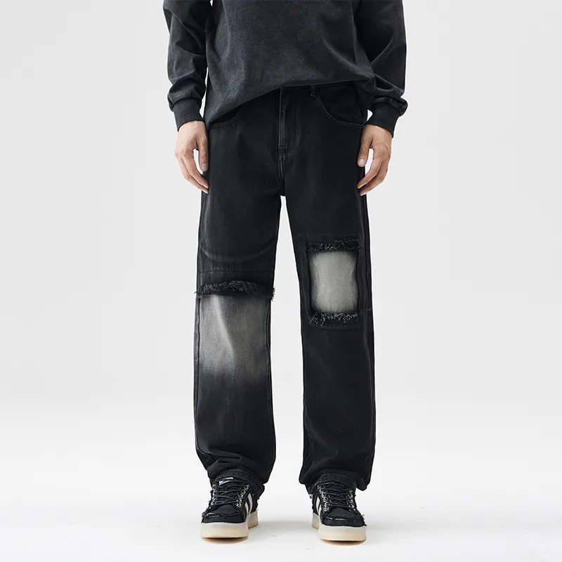 SONGS ALONG Jeans Unisex Black-3