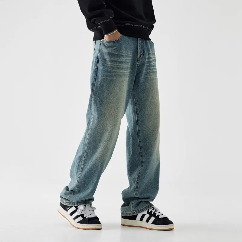 SONGS ALONG Jeans Unisex Turkish Blue-5