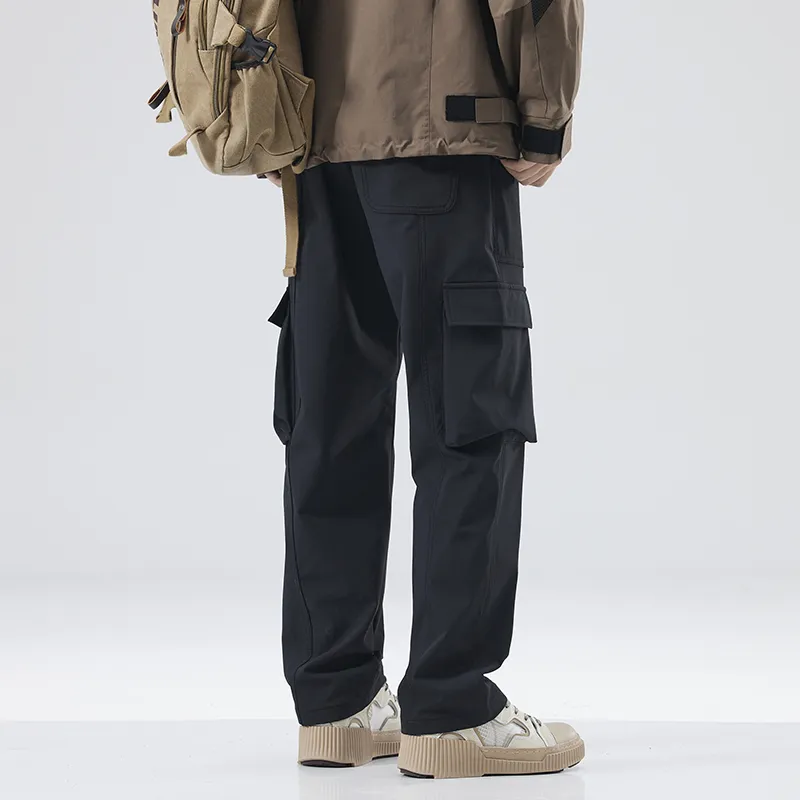 SONGS ALONG Cargo Pants Unisex Dark Blue-20