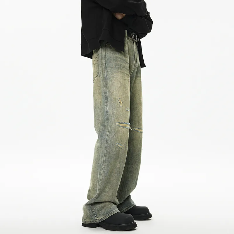 SONGS ALONG Jeans Unisex Mud Blue-4