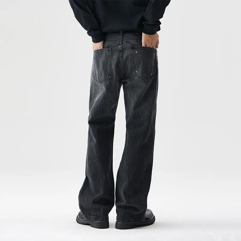SONGS ALONG Jeans Unisex Black-5