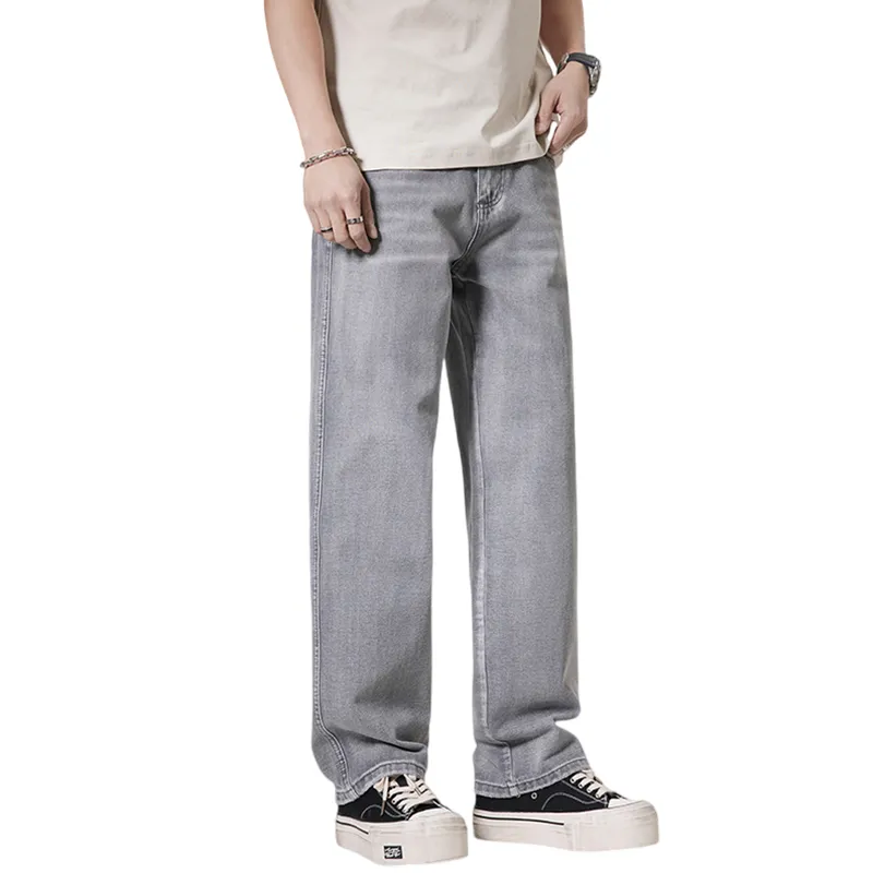 SONGS ALONG Jeans Unisex Smoke Gray-6
