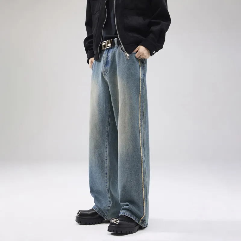 SONGS ALONG Jeans Unisex Blue-2