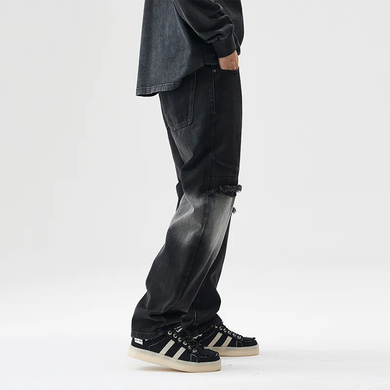 SONGS ALONG Jeans Unisex Black-6