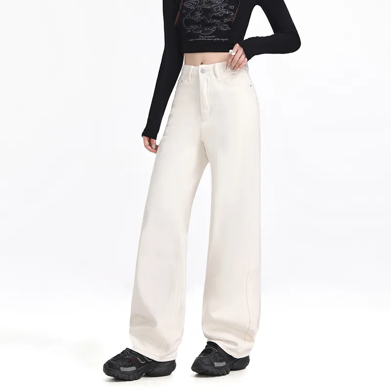 SONGS ALONG Jeans Women's White-1