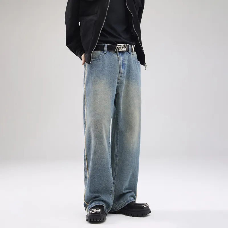 SONGS ALONG Jeans Unisex Blue-1