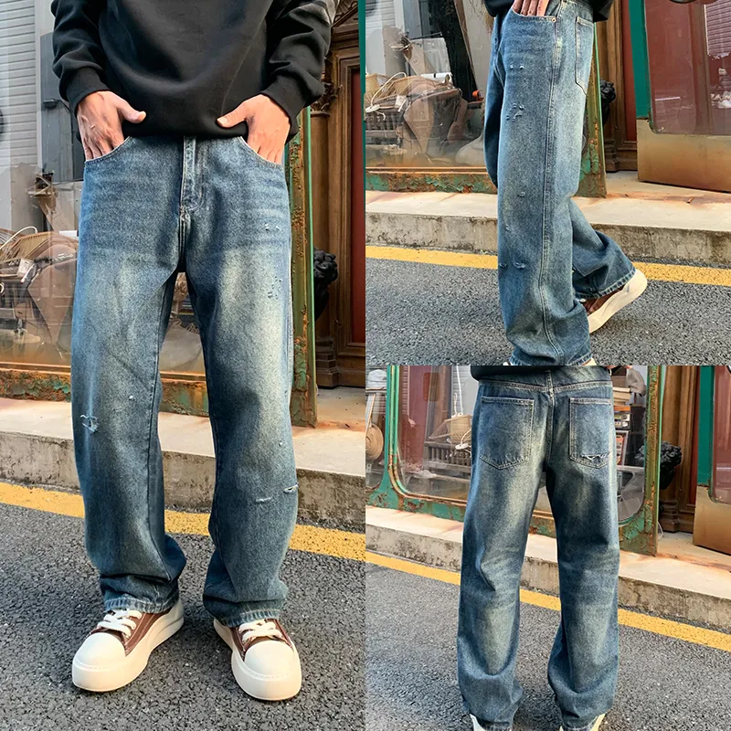 SONGS ALONG Jeans Unisex Nostalgic Blue-0
