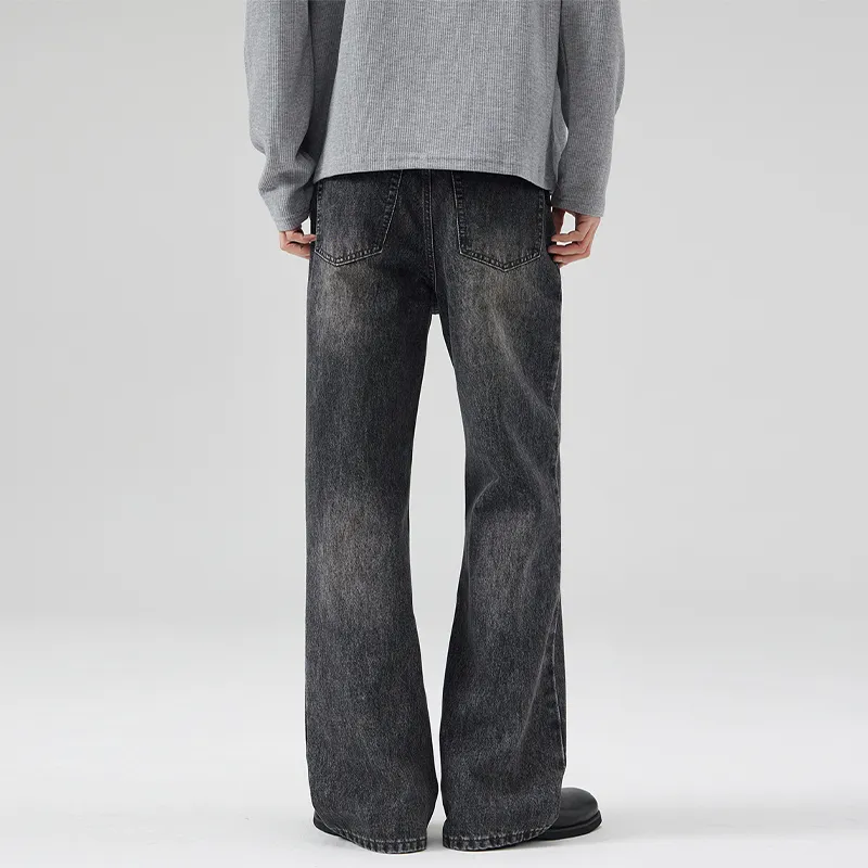 SONGS ALONG Jeans Unisex Black Gray Color-6