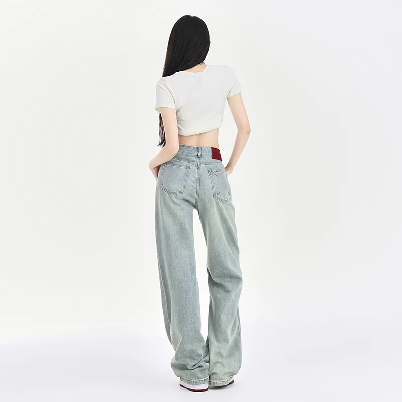 SONGS ALONG Jeans Women's Glacier Blue-1