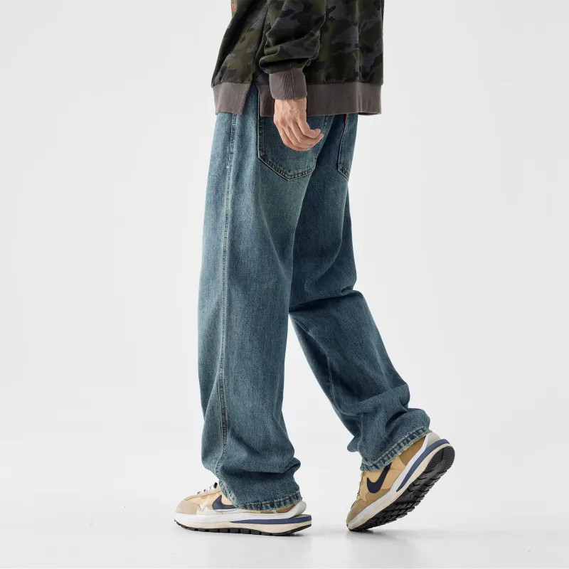 SONGS ALONG Jeans Men's Dark Blue-6