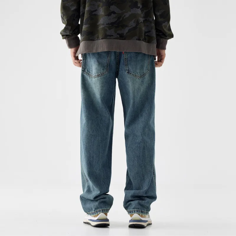 SONGS ALONG Jeans Men's Dark Blue-5