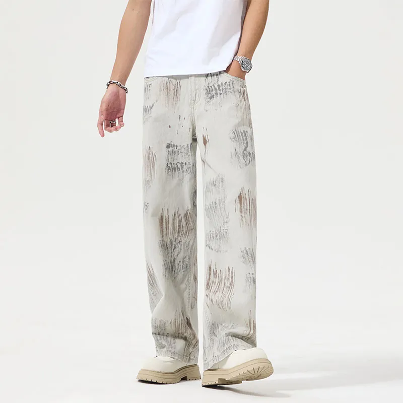 SONGS ALONG Jeans Unisex Ecru-4