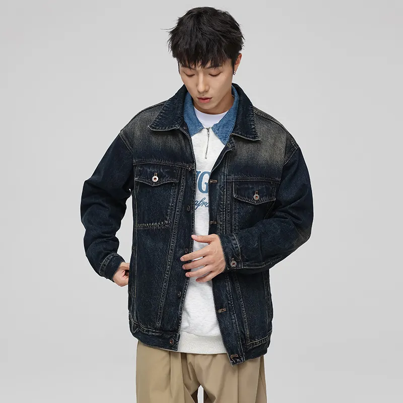 SONGS ALONG Denim Jacket Unisex Nano Blue-3