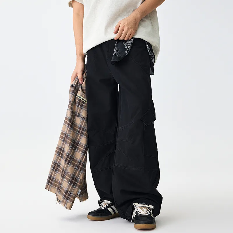 SONGS ALONG Cargo Pants Men-12