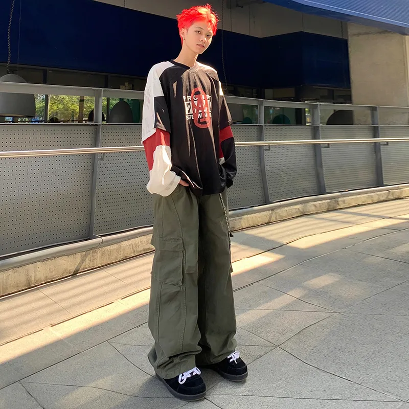 SONGS ALONG Cargo Pants Unisex-4
