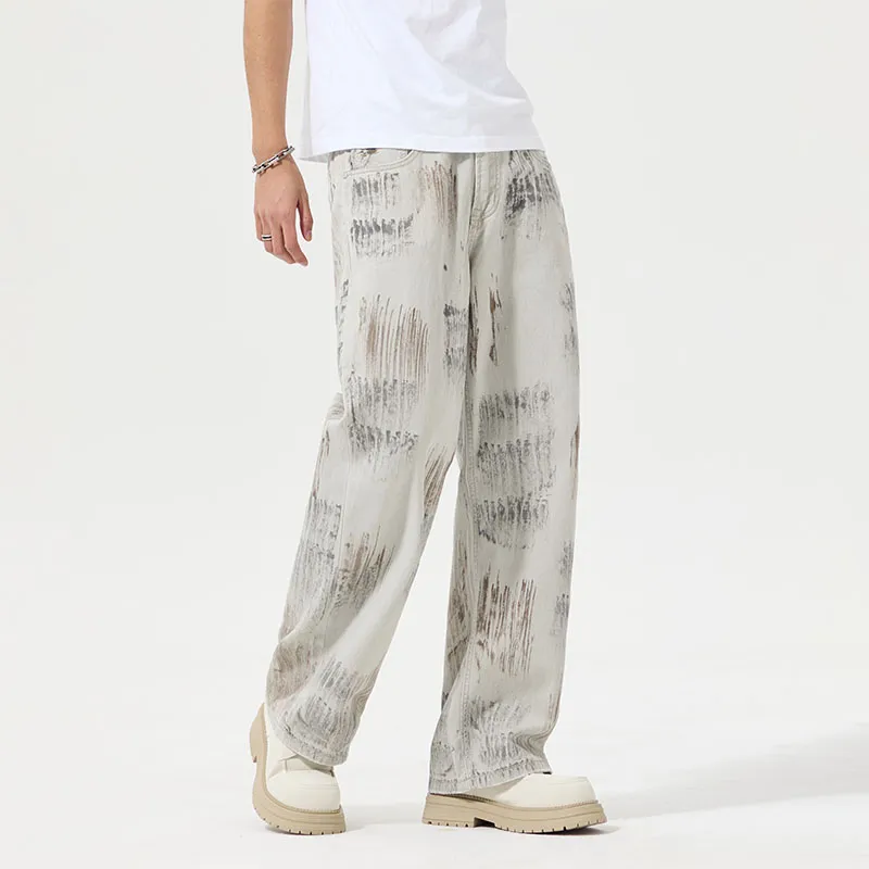 SONGS ALONG Jeans Unisex Ecru-5