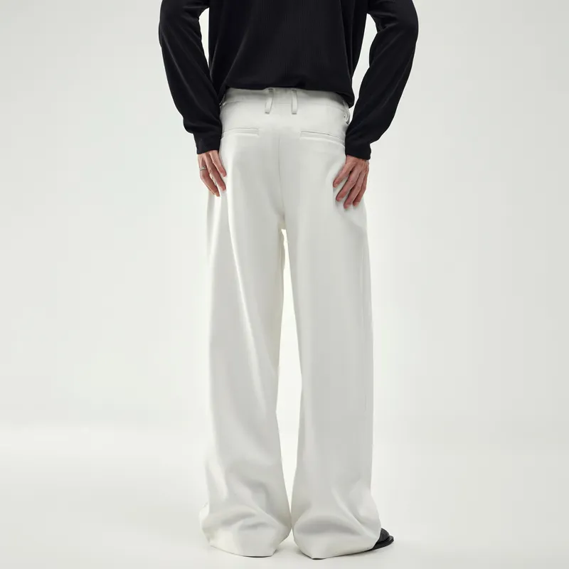 SONGS ALONG Casual Pants Men's White-5