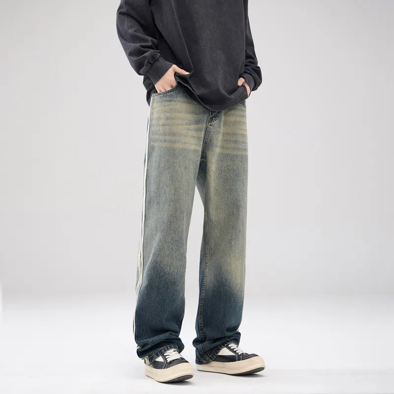SONGS ALONG Jeans Unisex Blue-2