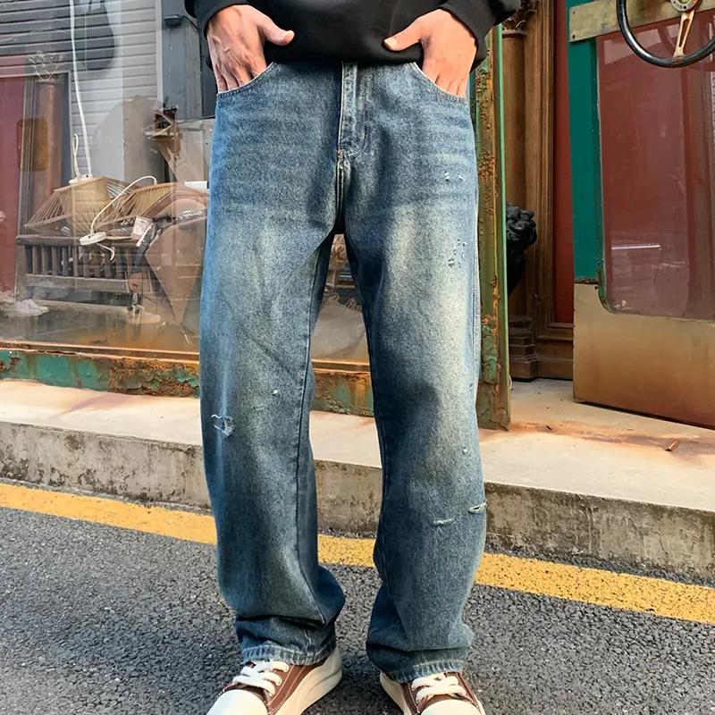 SONGS ALONG Jeans Unisex Nostalgic Blue-2
