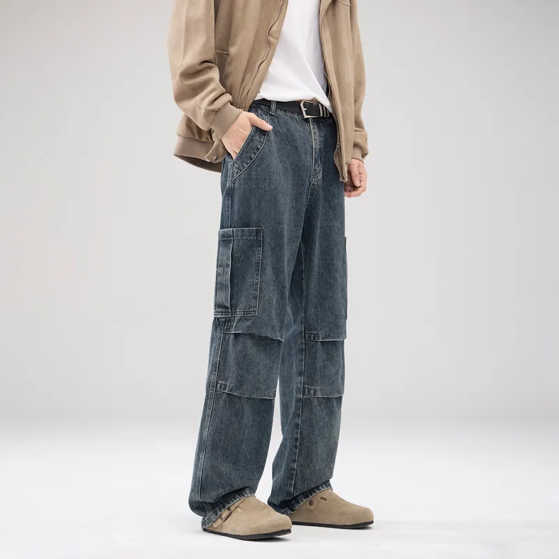 SONGS ALONG Jeans Unisex Blue-2